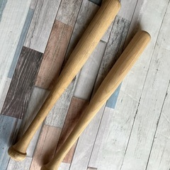 ミニ野球バット　木製の画像
