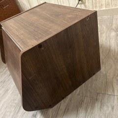 ダークブラウン　スタックボックスの画像