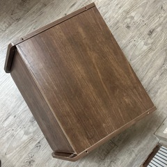 ダークブラウン　スタックボックスの画像