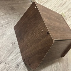ダークブラウン　スタックボックスの画像