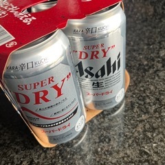 アサヒ　スーパードライ　ビール　6缶　350mlの画像
