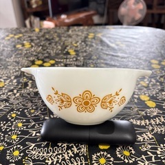 ビンテージ　old pyrex バタフライゴールド　シンデレラボ...