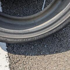 18インチ　ファルケン2本　215 40 ドリケツ履きにの画像