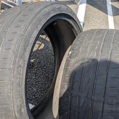 18インチ　ファルケン2本　215 40 ドリケツ履きにの画像