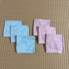 【美品】今治ハンドタオル24cm角6枚セット