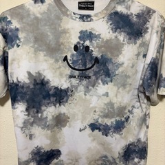 【スマイルフェイス メンズTシャツ L】
