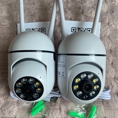 [2個セット]最新型防犯カメラ WiFi対応 フルHD 高画質 ...