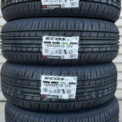 165/55R15　☆　新品【ＹＯＫＯＨＡＭＡ】サマータイヤ　４...