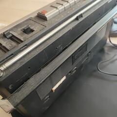 ナショナル 昭和 レトロ 当時物 ラジカセ RX-5020 カセット デッキ テープ FM AM ステレオ Nationalの画像