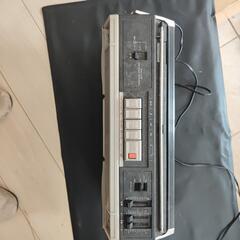 ナショナル 昭和 レトロ 当時物 ラジカセ RX-5020 カセット デッキ テープ FM AM ステレオ Nationalの画像