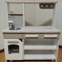 お店屋さんにもなるままごとキッチン　コア　木製　