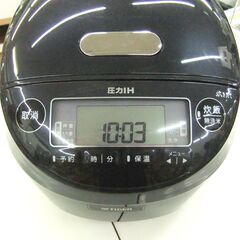 タイガー 圧力IHジャー 炊飯器 2022年製 JPK-T100 ブラック 炊飯ジャー IH炊飯ジャー 5.5合 魔法瓶 マホービン TIGER 家電 キッチン家電 札幌市 厚別区の画像