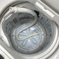 MAXZEN/マクスゼン 全自動洗濯機 2021年製 5㎏ JW50WP01 生活家電 動作確認済み 札幌 東区の画像