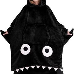 大きめのかわいいブランケットシャツ