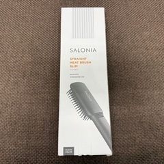 未使用保管品　SALONIA　サロニア　ストレート　ヒートブラシ　スリム　２０２５年製　SL-012BKSの画像