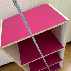 3段カラーボックス