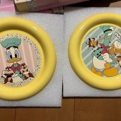 ドナルドダック&チップ＆デール プラチナムザッカ ぷっくりプレートのセットの画像