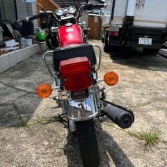 GN125-2F 赤 17670㎞ 実働　軽整備済 調子いいです　通勤通学にの画像