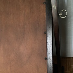 大きなアンティーク　ミラー　卓上型鏡の画像
