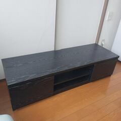 【取引中】テレビ台黒木目
