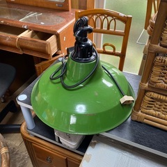レトロな照明　ホーロー
