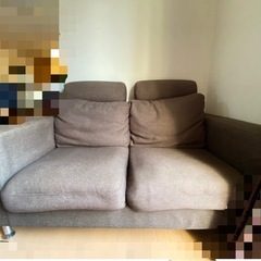 ロフトのファブリックソファ
