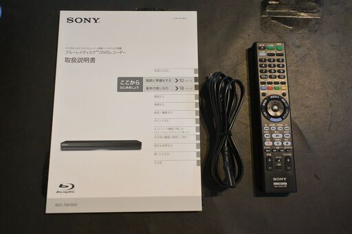 【愛品倶楽部柏店】SONY ソニー ブルーレイレコーダー BDZ-ZW1900 2024年製