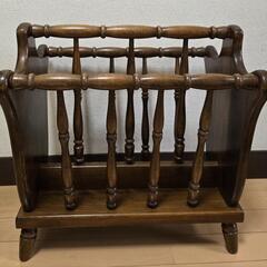 飛騨産業　キツツキマーク　マガジンラック
