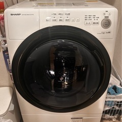 SHARP ドラム式洗濯機　ES-S7E 2020年製　プラズマ...
