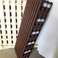 【JM598】 蝶プラ工業 すのこベッド エアースリープ ブラウン シングル プラスチックすのこの画像