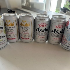ビール　ノンアルビール　酎ハイ　ハイボール　計6本