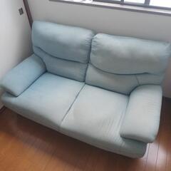 【取引中】ソファ2人掛けデニム風