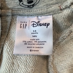 baby GAP ミニー　長袖トレーナー　3-6monthの画像