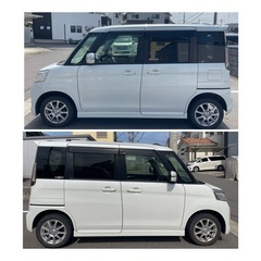 売約済み　　⭐️美車⭐️スペーシアカスタムTS ターボ　4WD レーダーブレーキ☆ターボ車　NAVI・TV・Bluetooth MK32S MK42Sの画像