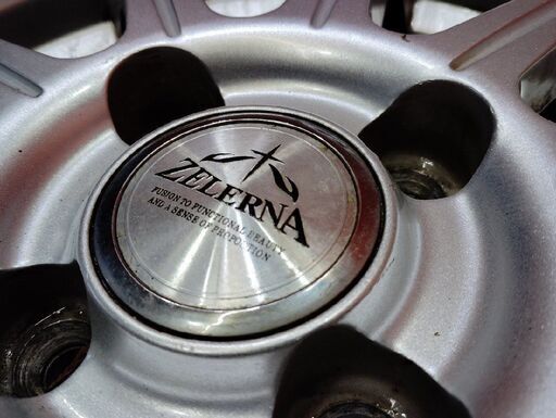 ZELERNA 社外ホイール 14インチ 4本 5.5J4HPCD100+42 ルーミー パッソ ノート デミオ等　(VHX205)