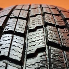 走行短め【GOODYEAR ICENAVI7 155/65R14】スタッドレス【WEDS JOKER 14インチ 4.5J4HPCD100+45】23年製 タント N-BOX スペーシア　(KTO379)の画像