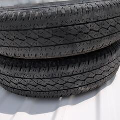 ブリジストン古タイア４本軽トラックタイア 145R12  6PR