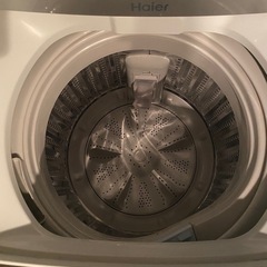 （受付中）Haier 洗濯機 5.5kg（2018年製）の画像