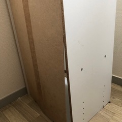 【取引決定】3段カラーボックス ホワイトの画像