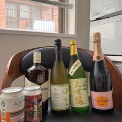 【無料！未開封】お酒（ワイン、日本酒、ウイスキー、ビール）