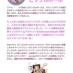 土曜日に大沼でピックルボールしませんか？