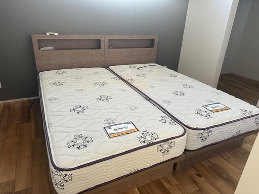 シモンズベッドフレーム&マットレス　シングル　2台