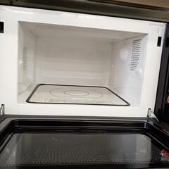 【リユースのサカイ八街店】★ジモティ割あり★ 電響社　電子レンジ　22年製　ブラック　クリーニング済　YJ6285の画像