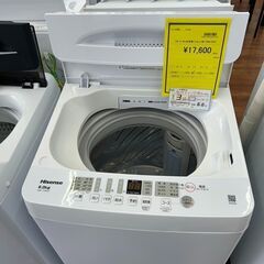 ★ジモティー割あり★ﾊｲｾﾝｽ/6kg洗濯機/2023/クリーニ...