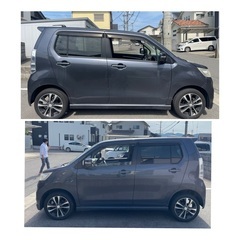 売約済み　　車検１年以上、とりあえずの足に⭐️MH34S ワゴンRスティングレー　ターボ　Bluetoothの画像