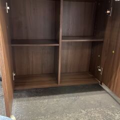 ライティングデスク タンブレロ2 80　No.3395　ニトリ　机　ブラウン　【リサイクルショップどりーむ荒田店】の画像