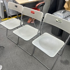 【無料】折りたたみ椅子×3