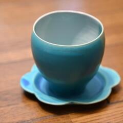 未使用　定価一万円程　大分陶器　コップの画像