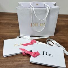 ディオール 　　紙袋＆リボン　 Dior 　ショッパー 　ショップ袋