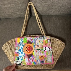 カゴバッグ　美品！の画像